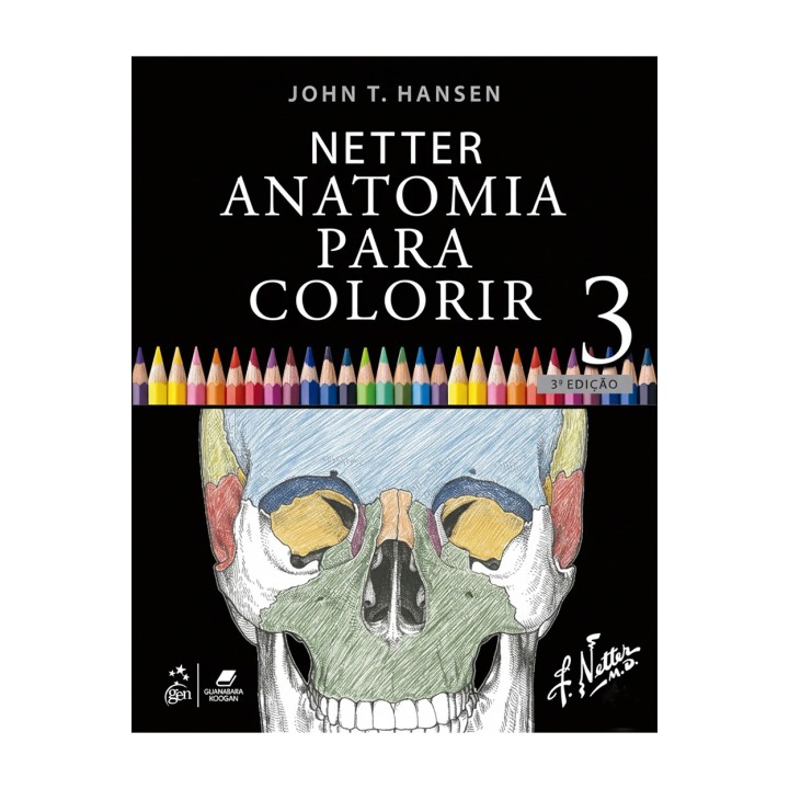 Netter. Cuaderno de Anatomía para Colorear 3ª Ed. (Hansen)